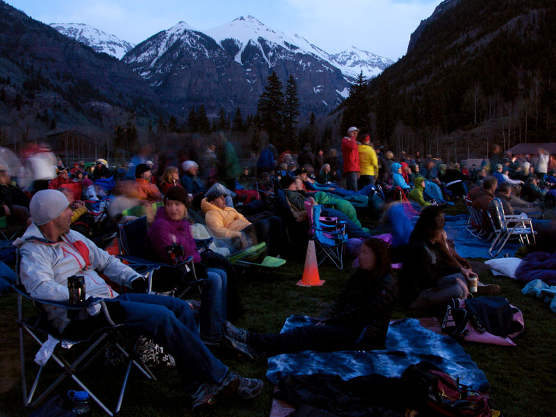 Mountainfilm's new Base Camp Outdoor Theater is listed among Nat Geo's top free Movie Nights